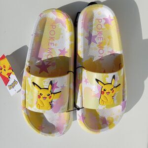 Pokemon Little and Big Girls Slide Sandals, Many Sizes to Choose From
